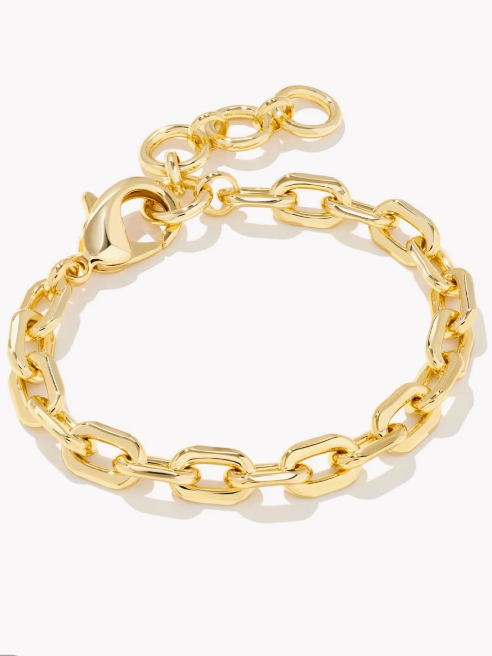 Kendra Scott NWT Korinne Polished Gold Link Bracelet